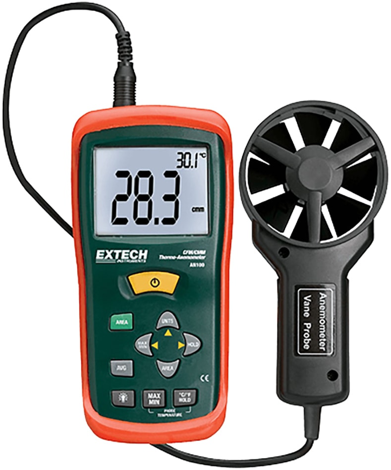 Extech 421502 Dual Input Thermometer Type J/K with Alarm 